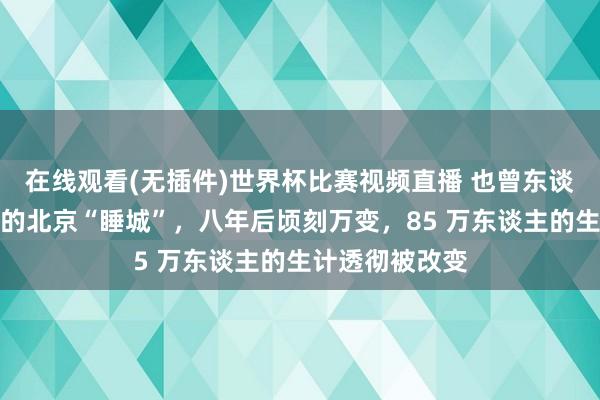 在线观看(无插件)世界杯比赛视频直播 也曾东谈主东谈主吐槽的北京“睡城”，八年后顷刻万变，85 万东谈主的生计透彻被改变