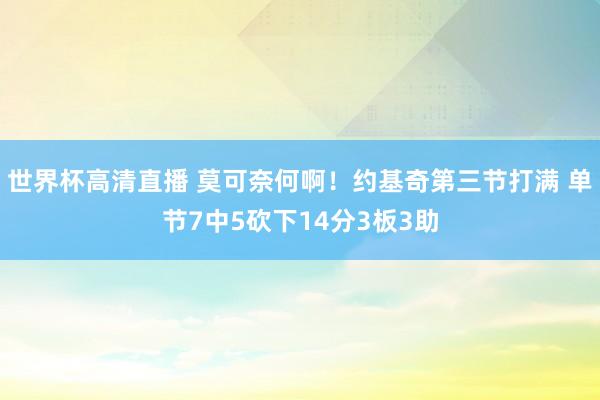 世界杯高清直播 莫可奈何啊！约基奇第三节打满 单节7中5砍下14分3板3助