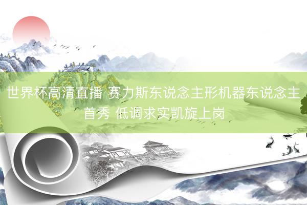 世界杯高清直播 赛力斯东说念主形机器东说念主首秀 低调求实凯旋上岗